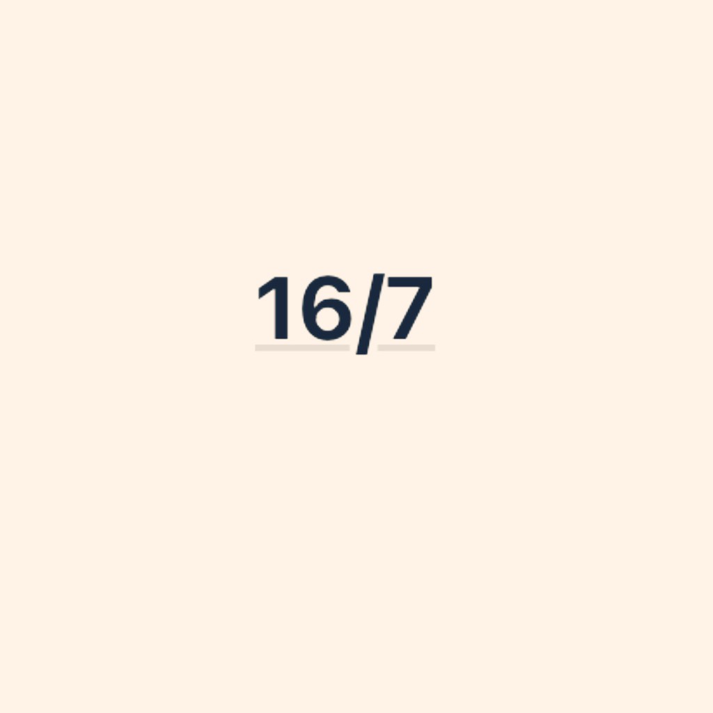 16/7 – Vibrationen